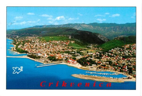 Crikvenica Croatia Fliegeraufnahme