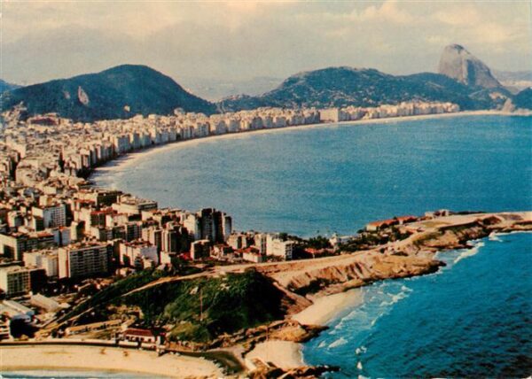 Rio de Janeiro Brazil A Praia do Arpoador e Copacabana