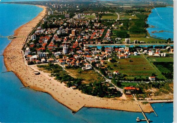 Lignano Sabbiadoro IT Veduta aerea della penisola