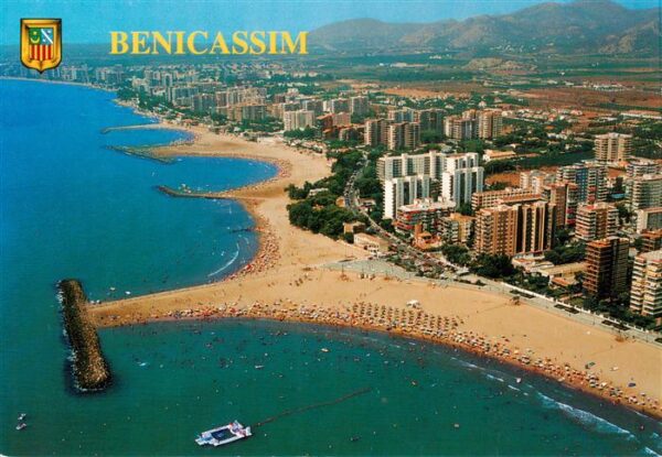 Benicassim Castello de-la-Plana Valenciana ES Kuestenpanorama Strand Hotels