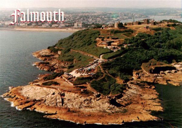 Falmouth Cornwall UK Fliegeraufnahme