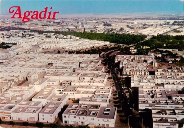 Agadir Maroc Fliegeraufnahme