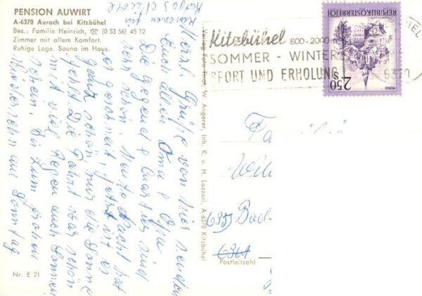 Aurach Kitzbuehel Pension Auwirt – Bild 2