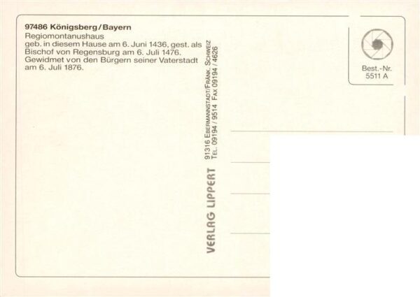 Koenigsberg Bayern Regiomontanushaus – Bild 2