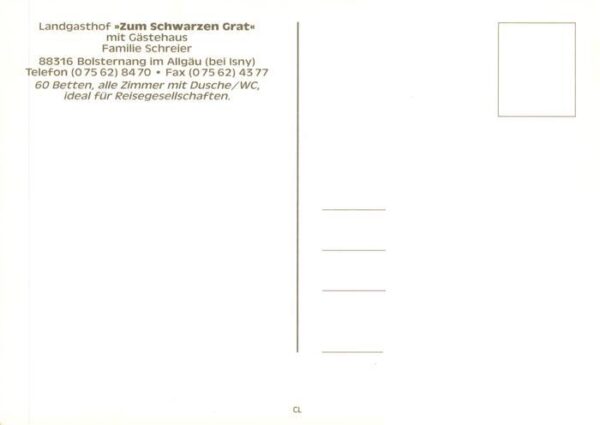 Bolsternang Landgasthof Pension Zum Schwarzen Grat Sommeridylle Viehweide – Bild 2