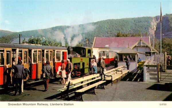 Llanberis Wales UK Snowdon Mountain Railway