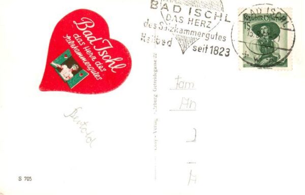 Bad Ischl Salzkammergut AT Fliegeraufnahme mit Dachstein – Bild 2
