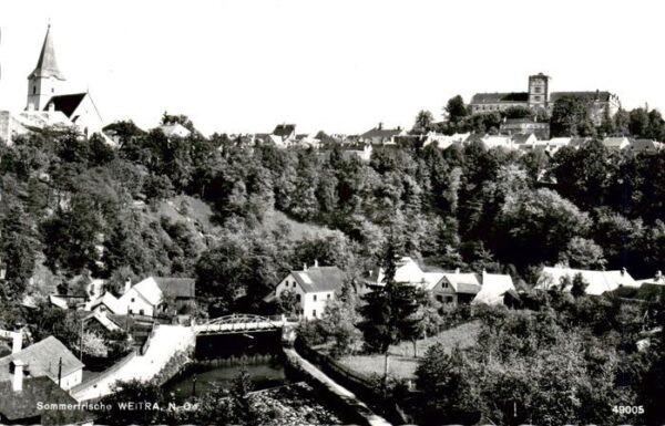 Weitra Niederoesterreich AT Fliegeraufnahme