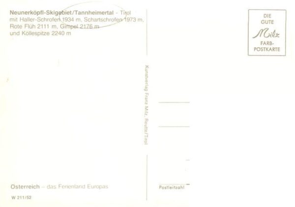 Tannheimertal Tirol AT Neunerkoepfl mit Haller Schrofen Schartschrofen Rote Flue – Bild 2