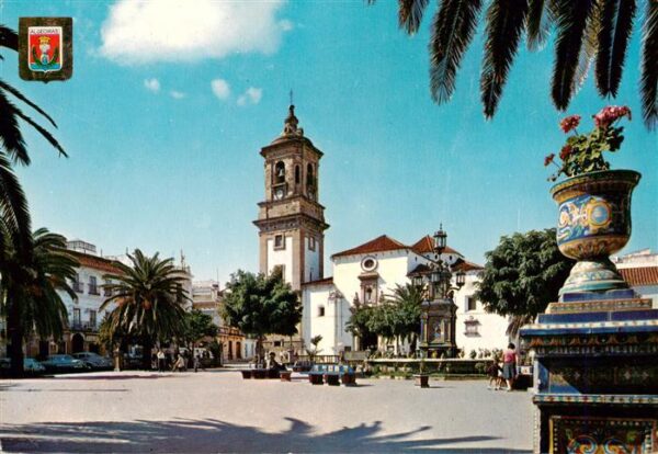 Algeciras Cadiz Andalucia ES Plaza Generalisimo Iglesia Nuestra Senora de la Pal