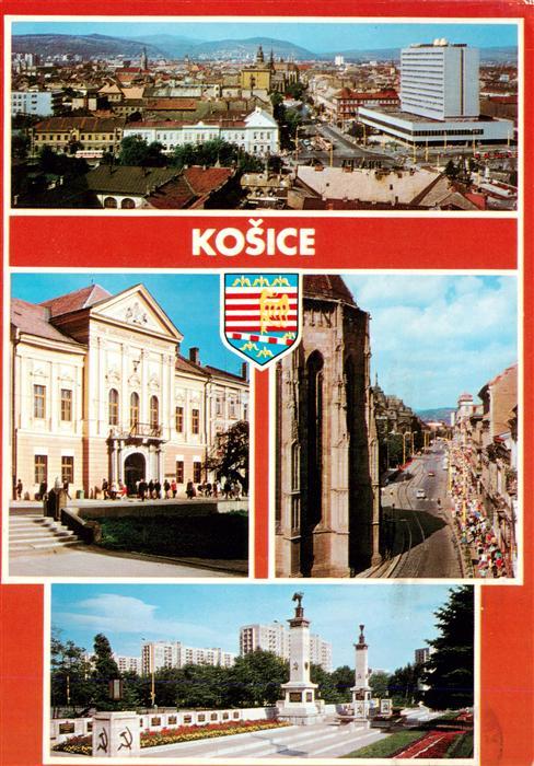 Kosice Kassa Kaschau Slovakia Panorama Dom Kosickeho viadneho programu Leninova