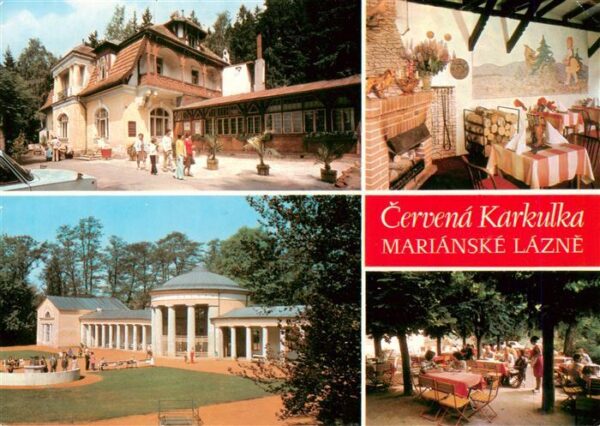 Marianske Lazne Marienbad CZ Restaurace Cerrena Karkulka Ferdinanduv promen