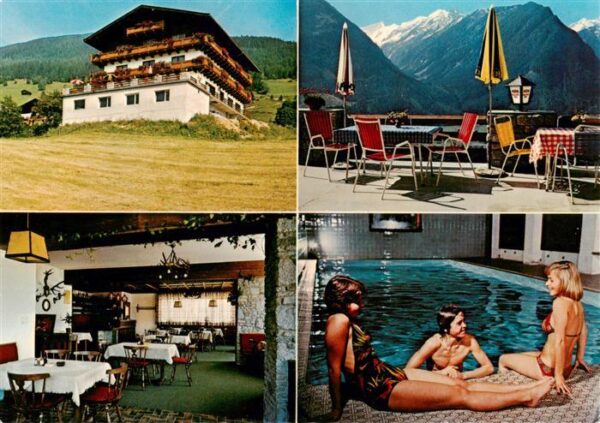 Neukirchen Grossvenediger AT Gasthof Buasen Gastraum Terrasse Hallenbad