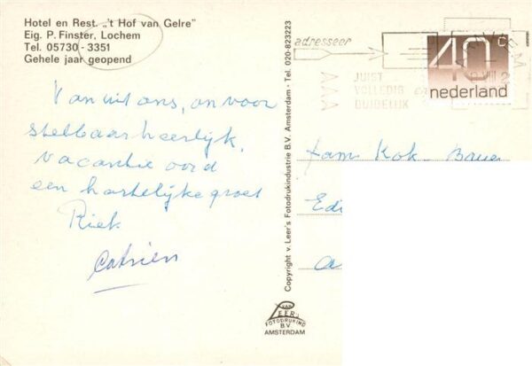 Lochem NL Hotel en Restaurant `t Hof van gelre – Bild 2