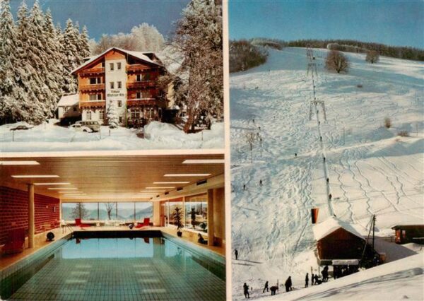 Wieden  Schwarzwald BW Berghotel Wiedener Eck Hallenbad Skilift