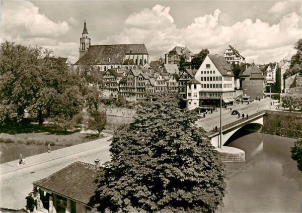 Tuebingen Teilansicht mit Kirche