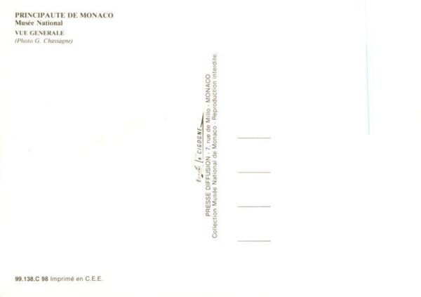 Monaco Musee National Vue generale – Bild 2