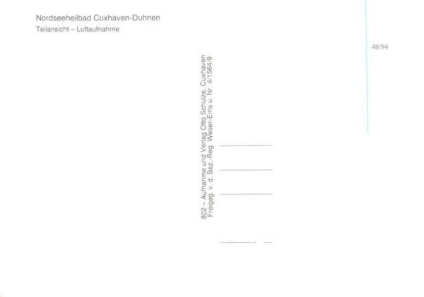 Duhnen Cuxhaven Fliegeraufnahme – Bild 2