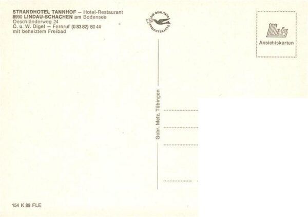 Schachen Lindau Strandhotel Tannhof Hotel Restaurant – Bild 2