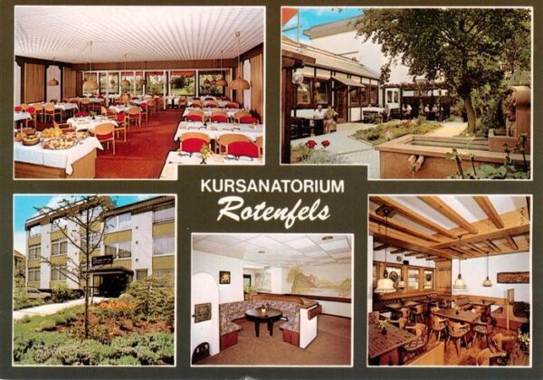 Ebernburg Bad Muenster am Stein-Ebernburg Kursanatorium Rotenfels Speisesaal Par