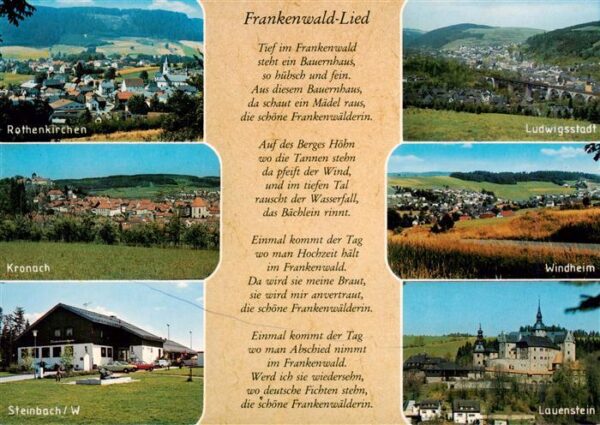 Rothenkirchen Oberfranken Ludwigsstadt Kronach Windheim Steinbach Lauenstein Fra