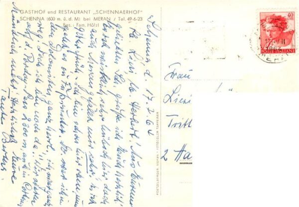 Schenna Meran Trentino IT Gasthof Restaurant Schennaerhof – Bild 2