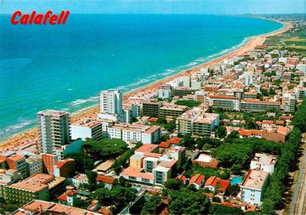 Calafell ES Kuestenpanorama Strand