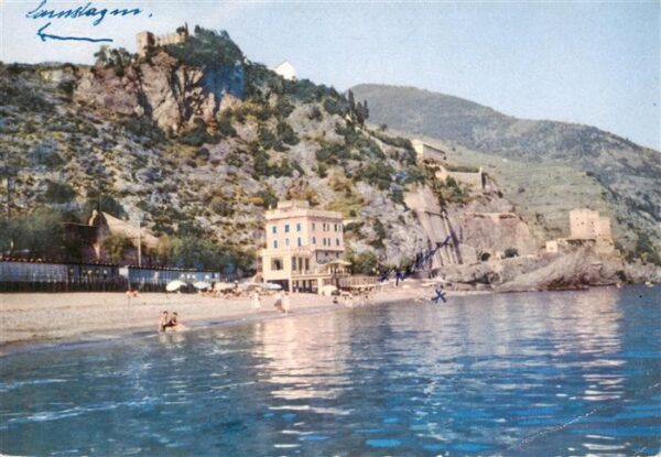 Monterosso al Mare Liguria IT Pensione Cigolini Spiaggia Strand