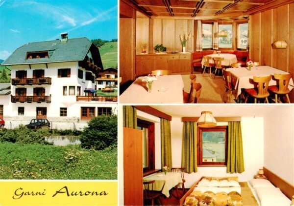 San Vigilio di Marebbe Dolomiti IT Garni Hotel Aurona Restaurant Fremdenzimmer