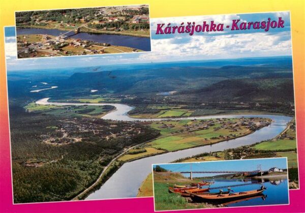 Karasjohka Karasjok Norge The Karasjohka river