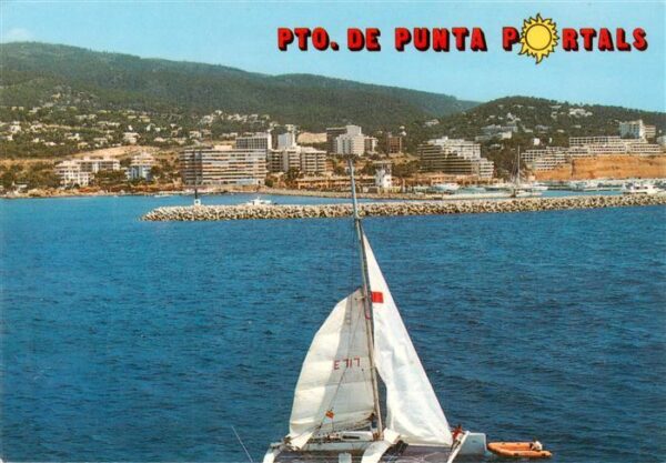 Portals Nous Calvia Mallorca ES Ansicht vom Meer aus Segeln