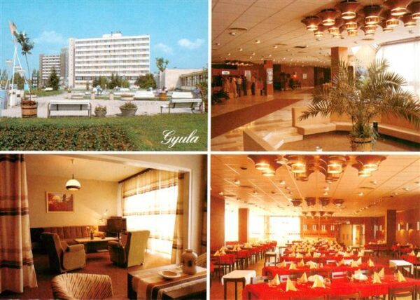 Gyula HU Szot uedueloe Hotel Restaurant Foyer Fremdenzimmer