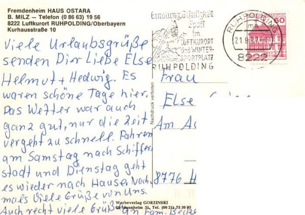 Ruhpolding Fremdenheim Haus Ostara – Bild 2