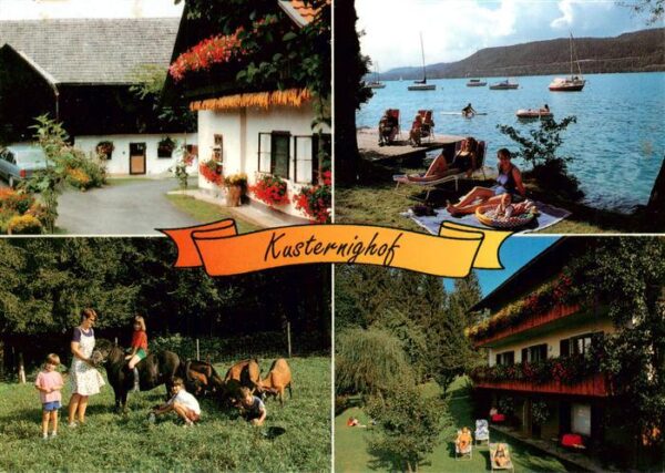 Velden  Woerthersee AT Urlaub am Bauernhof Gaestehaus Kusternighof Ponyreiten Ba