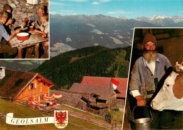 Fuegenberg Zillertal Tirol AT Jausenstation Geolsalm Bergbauer Fernsicht Alpenpa