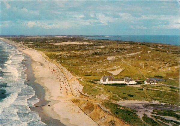 Kampen  Sylt Haus Kliffende Kuestenpanorama
