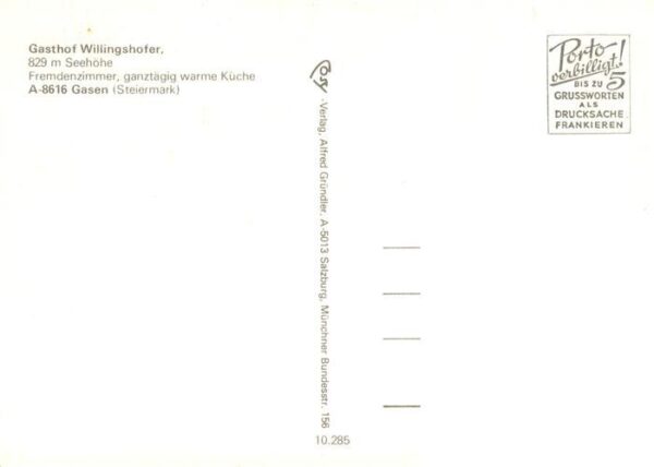 Gasen Gasthof Willingshofer Restaurant Landschaftspanorama – Bild 2