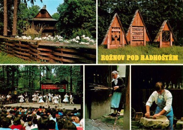Roznov pod Radhostem Rosenau Radhost CZ Valasske Muzeum v Prirode Freilichtmuseu