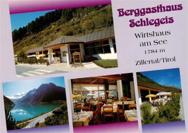 Ginzling Mayrhofen Tirol AT Berggasthaus Schlegeis Wirtshaus am See