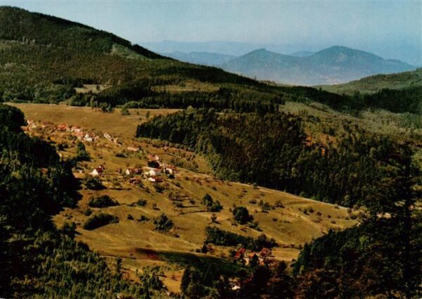Bad Herrenalb Panorama Blick ins Gaistal Blick zum Merkur Schwarzwald