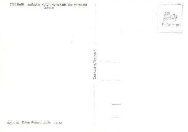 Bad Herrenalb Panorama Gaistal Schwarzwald – Bild 2