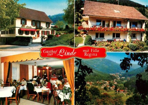 Bad Herrenalb Gasthor zur Linde Villa Regina Panorama Gaistal Schwarzwald
