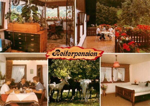 Bad Herrenalb Reiterpension Wildenmann Gastraum Fremdenzimmer Pferde