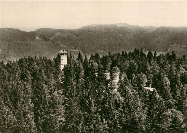 Loffenau Bad Herrenalb Hoehengasthaus Teufelsmuehle Aussichtsturm Schwarzwald