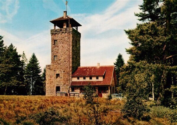 Loffenau Bad Herrenalb Hoehengasthaus Teufelsmuehle Aussichtsturm