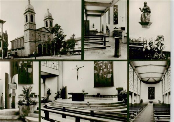 Muehlburg Karlsruhe St. Peter- und Paul-Kirche Innenansichten