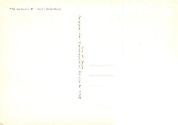 Karlsruhe Baden Bergwaldsiedlung – Bild 2
