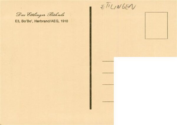 Ettlingen Ettlinger Baehnle Kuenstlerkarte – Bild 2