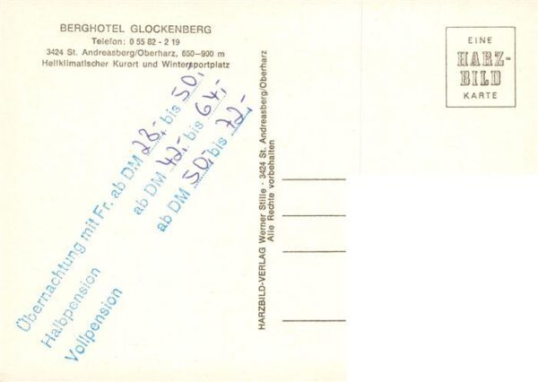 St Andreasberg Harz Berghotel Glockenberg – Bild 2