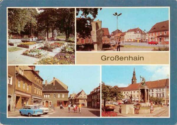 Grossenhain Sachsen Gruenanlagen Carl Maria von Weber Anlage Leninplatz Neumarkt